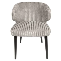 Taro Eetkamerstoel Beige Donkerhout