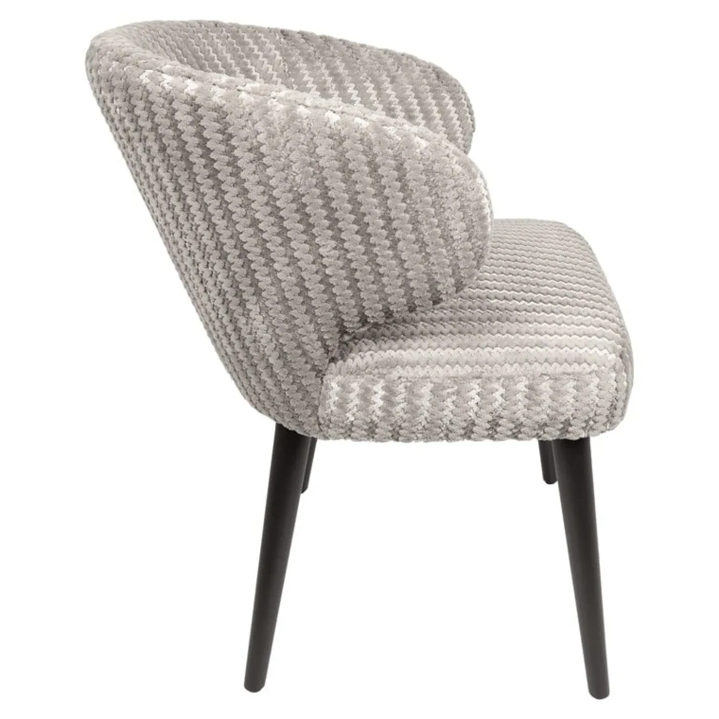 Taro Eetkamerstoel Beige Donkerhout