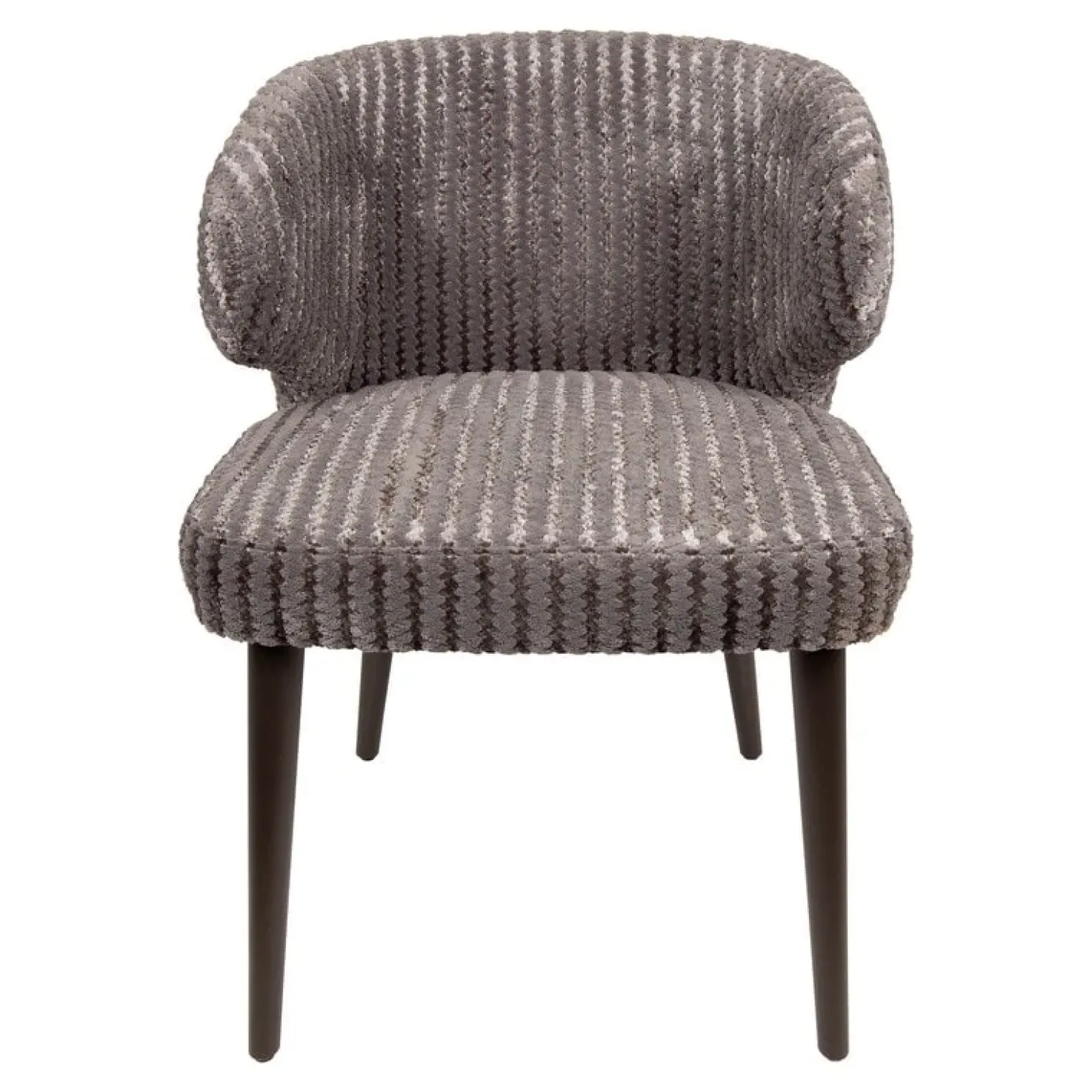Taro Eetkamerstoel Taupe Donkerhout