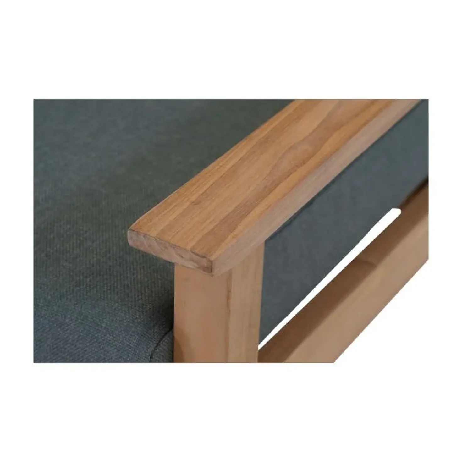Teak Loungestoel teak met kussen