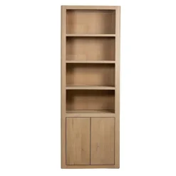 Tenna Boekenkast naturel mangohout 80cm
