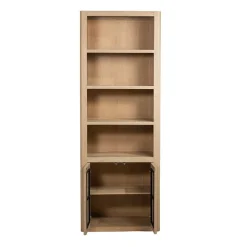 Tenna Boekenkast naturel mangohout 80cm