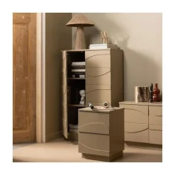 Teo Ladekast Grenen Mud 72cm