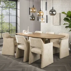 Tessio 9-lichts Hanglamp Multikleur glas