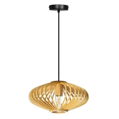 Tess 1-lichts Hanglamp hout