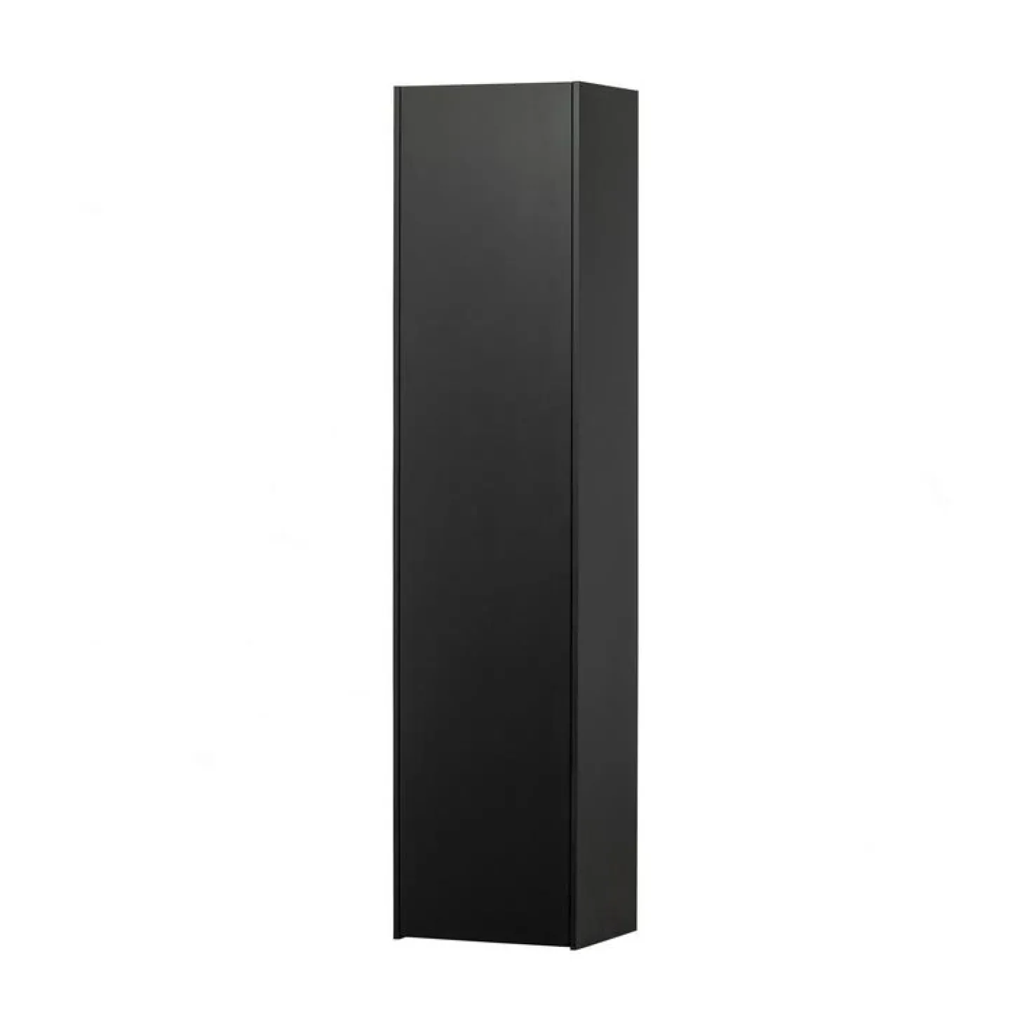 Teun Wandkast smal Grenen zwart 44cm