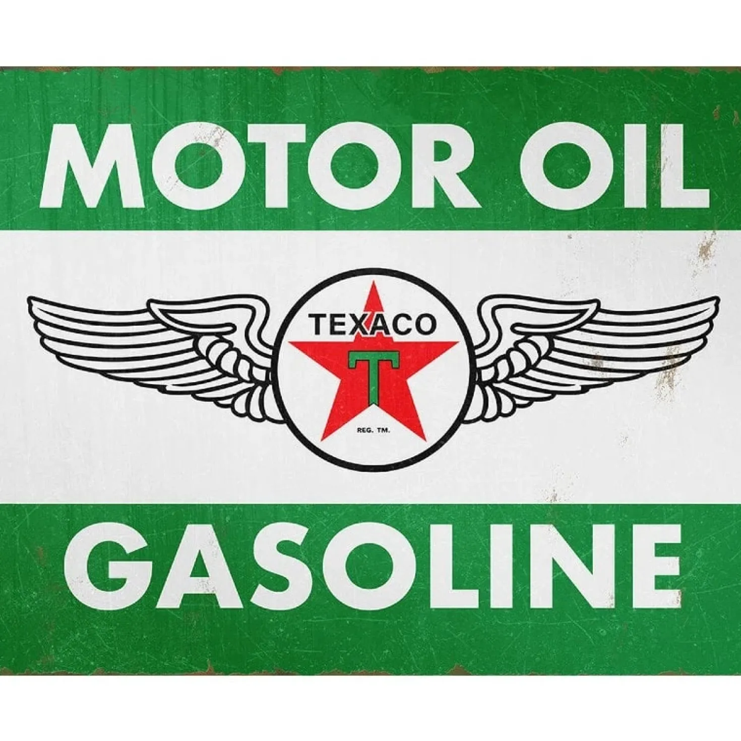 Texaco Oil and Gas metalen bord