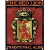 The Red Lion - metalen bord