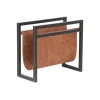 Tijdschriftenhouder Mino cognac leer