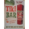 Tiki Bar Aloha - metalen bord