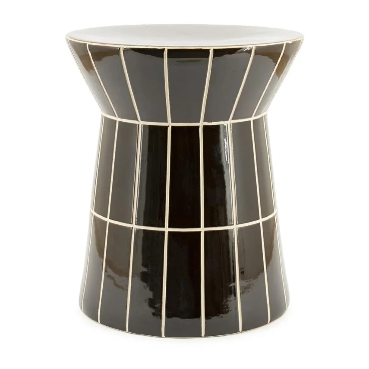 TileTastic Bijzettafel Hoog Bruin 38cm