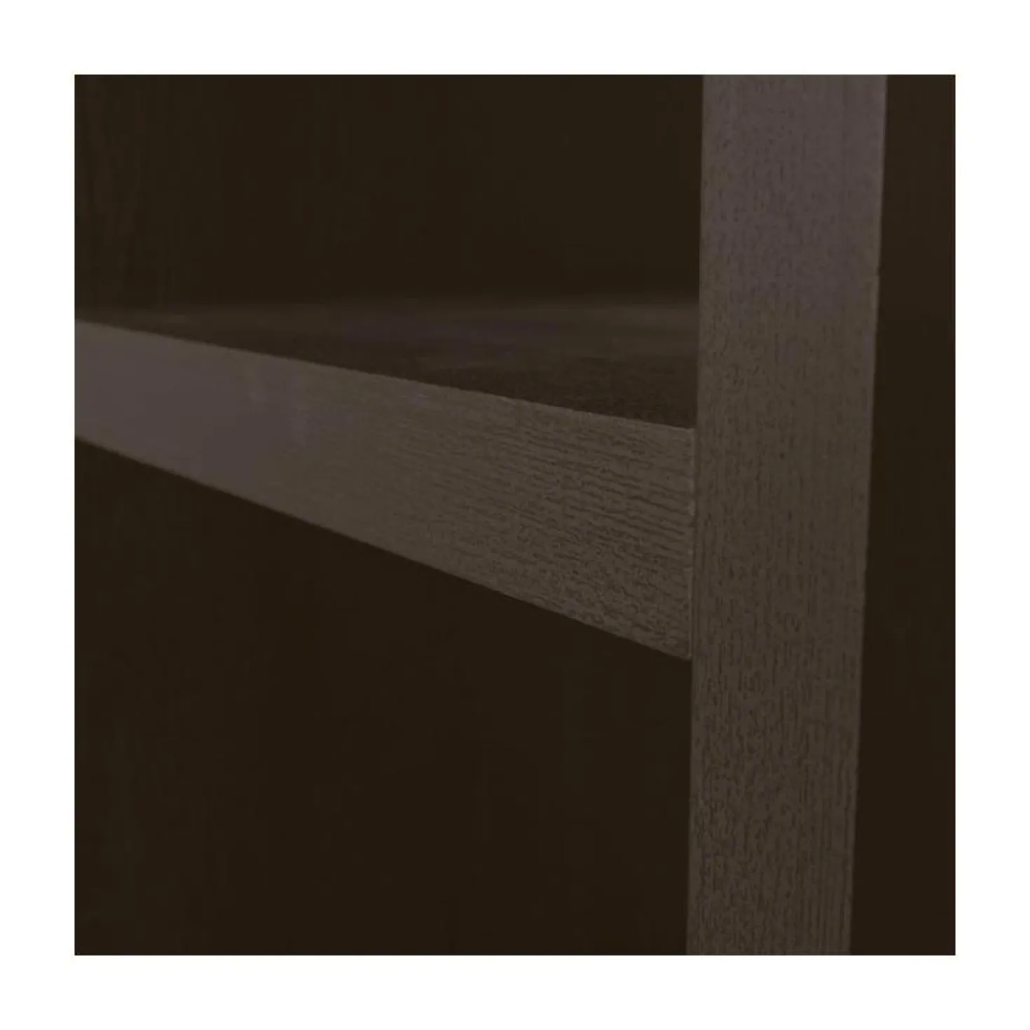 Timo Vakkenkast MDF Donkerbruin 100cm