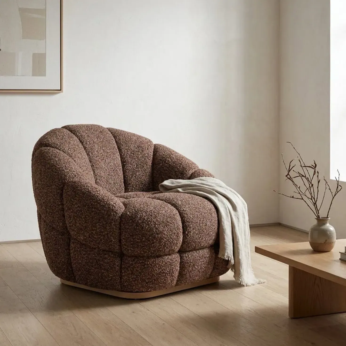 Tina Fauteuil Rood stof