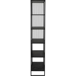 Tissaro Boekenkast Hoog Zwart 85cm