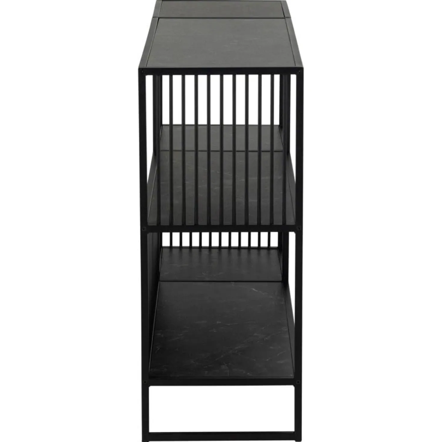 Tissaro Boekenkast Laag Zwart 120cm