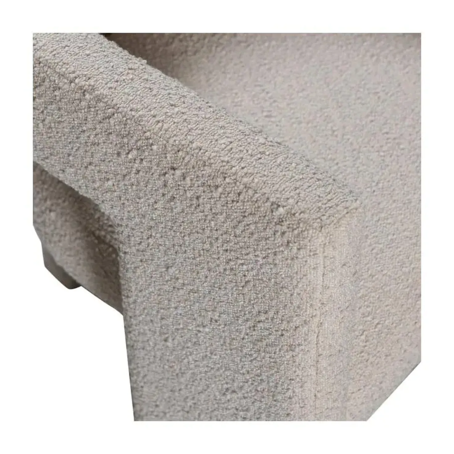 Tiwa Fauteuil Boucle Beige