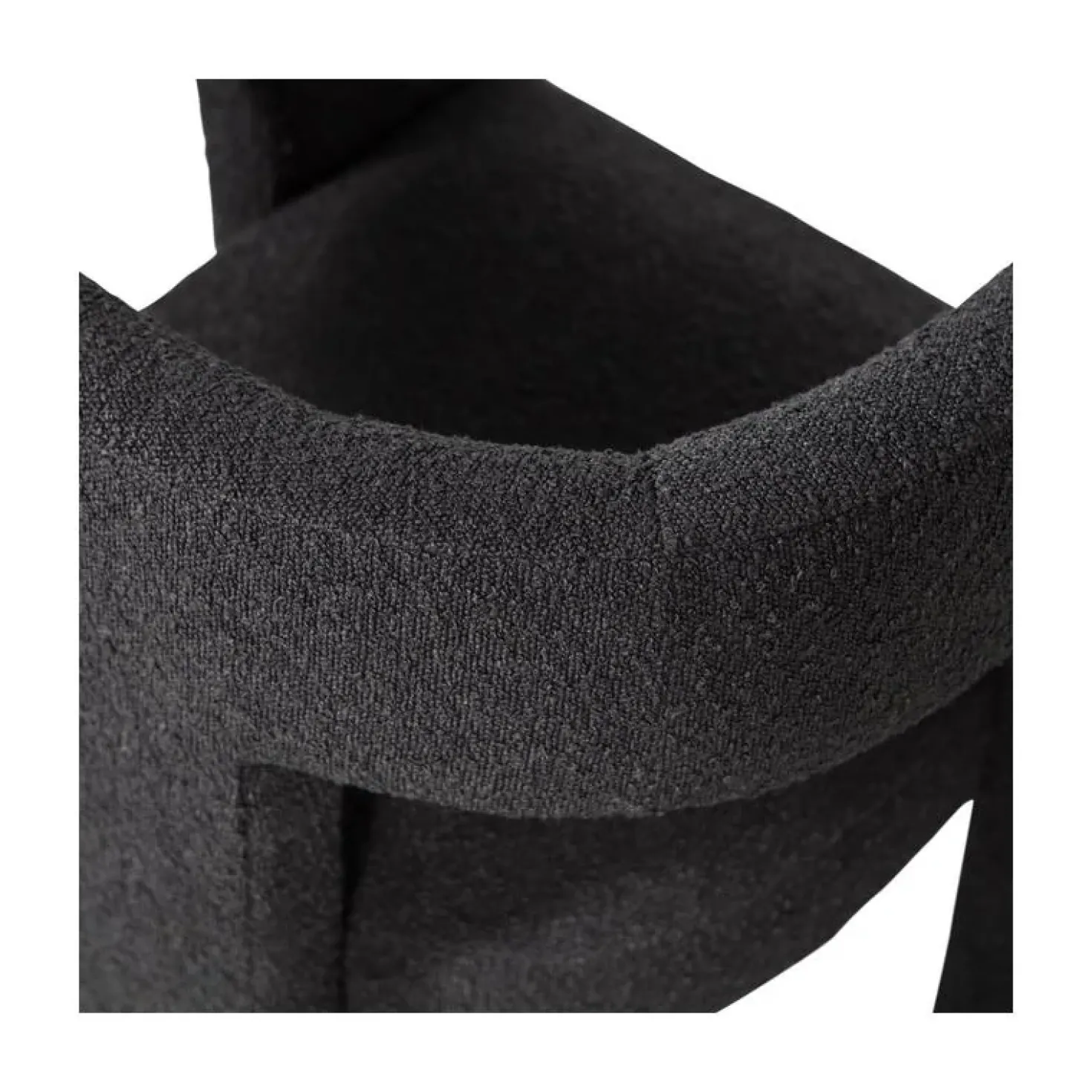 Tiwa Fauteuil Boucle Donkergrijs