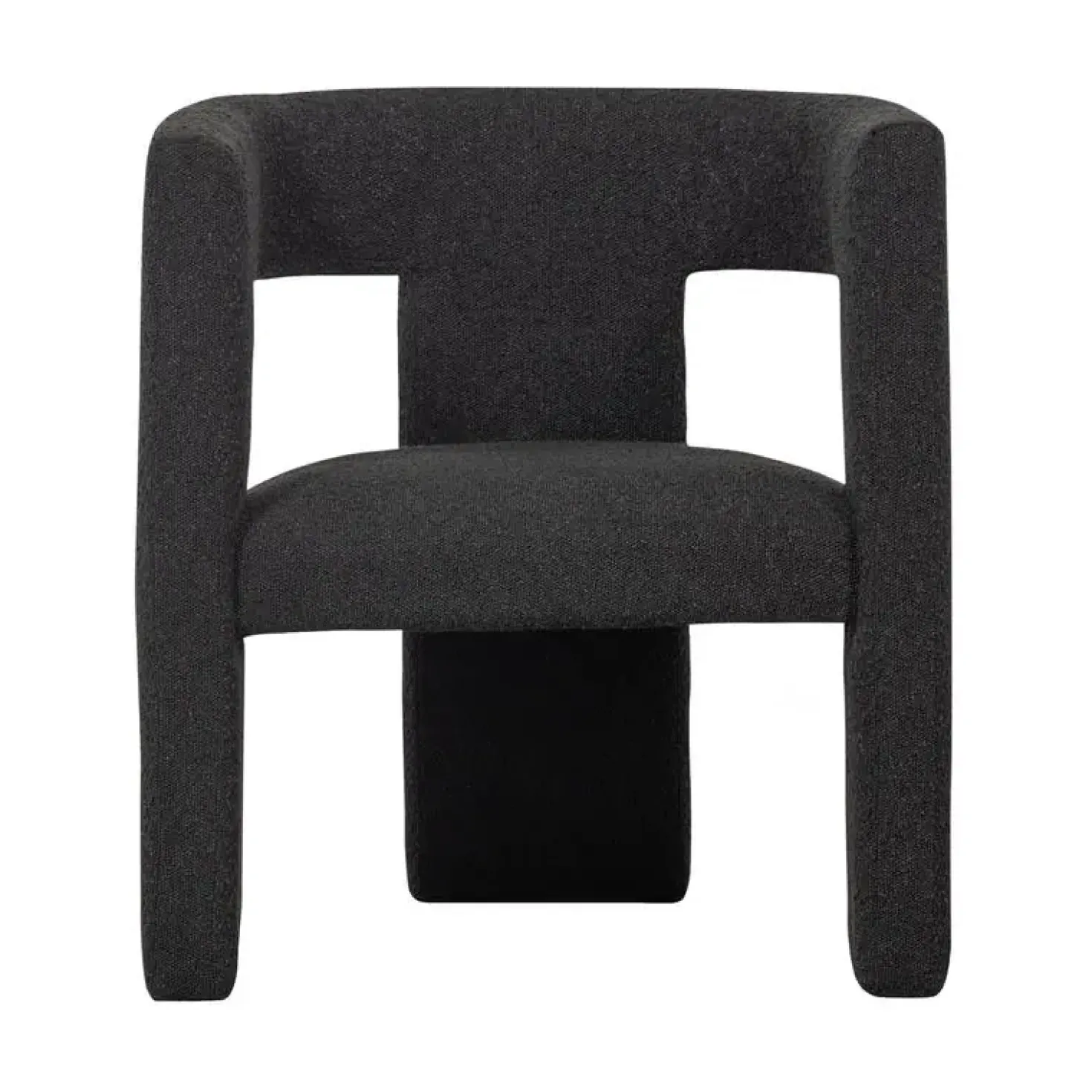 Tiwa Fauteuil Boucle Donkergrijs
