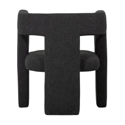 Tiwa Fauteuil Boucle Donkergrijs