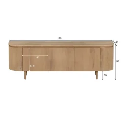 Tobago Tv meubel naturel eiken 170cm