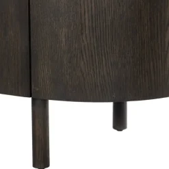 Tobago Wandkast laag Espresso eiken 115cm