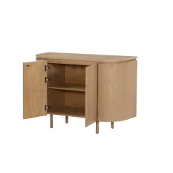Tobago Wandkast laag naturel eiken 115cm