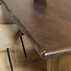 Tobias Eetkamertafel Walnoot 200cm