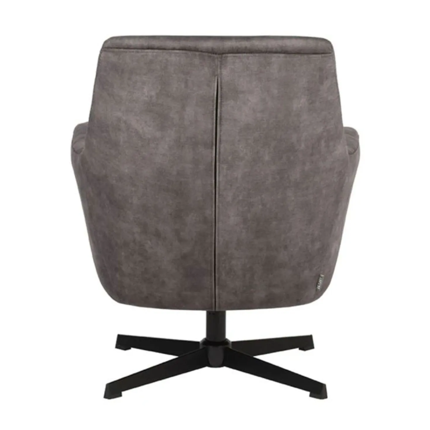 Toby Draai fauteuil Antraciet velours