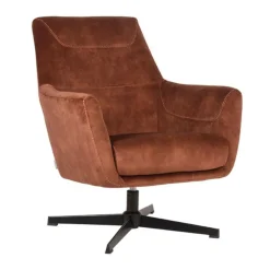Toby Draai fauteuil Rust velours