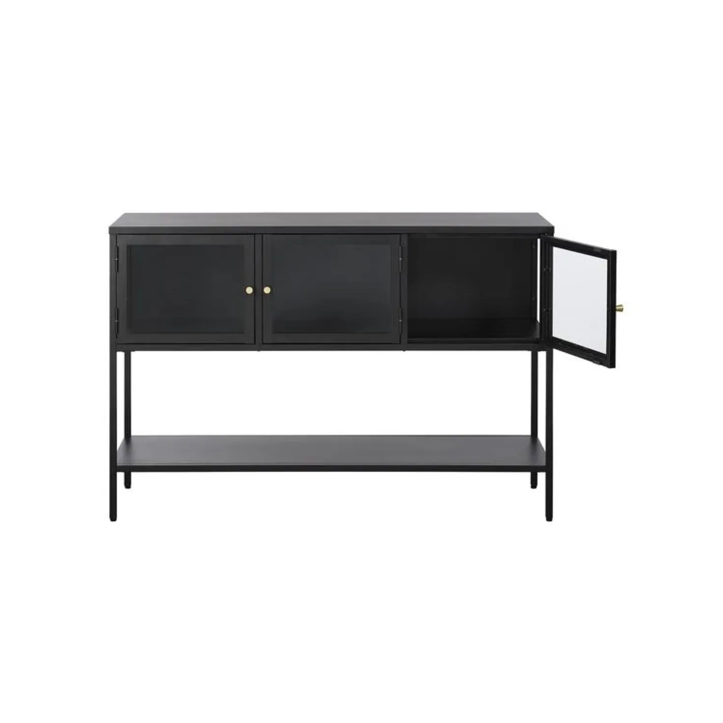 Tommy Sidetable Zwart 131cm