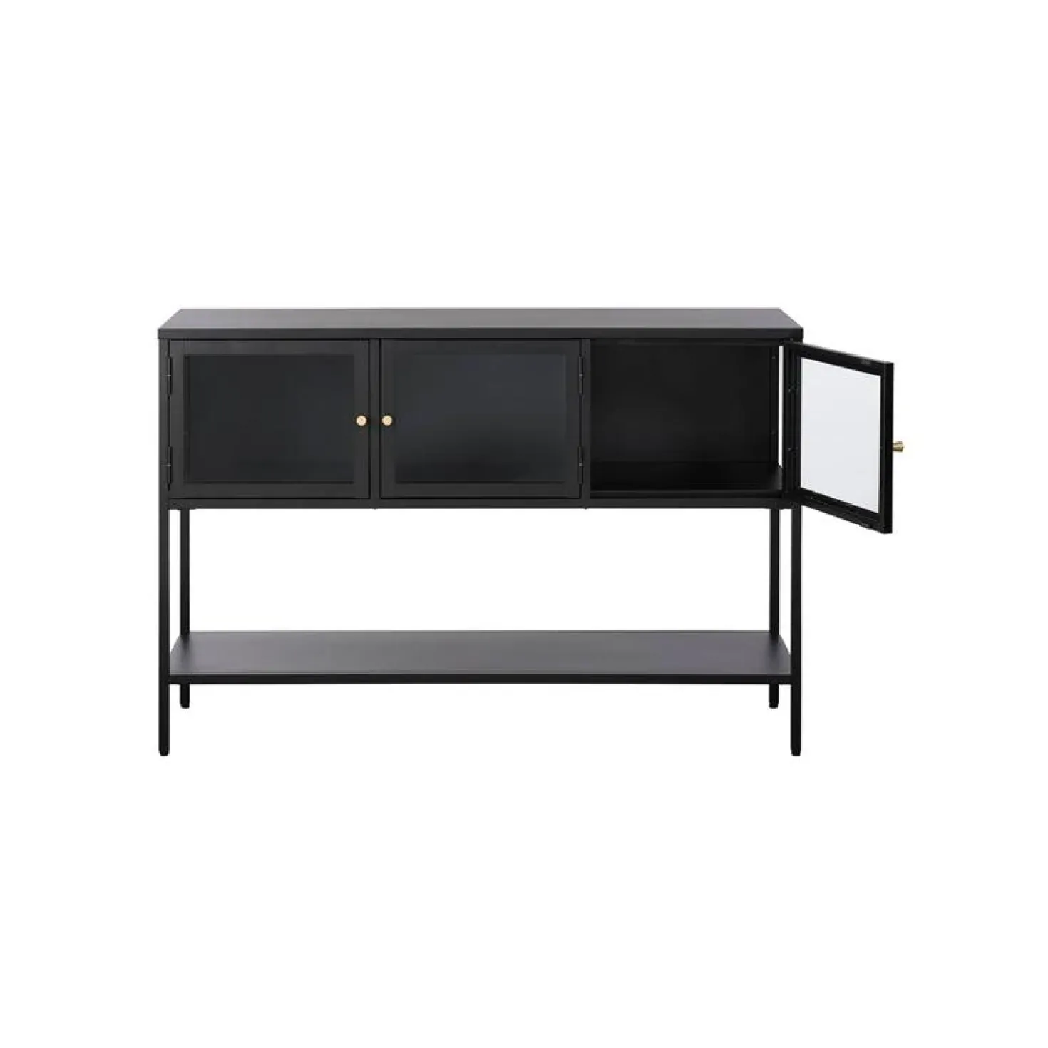 Tommy Sidetable Zwart 131cm
