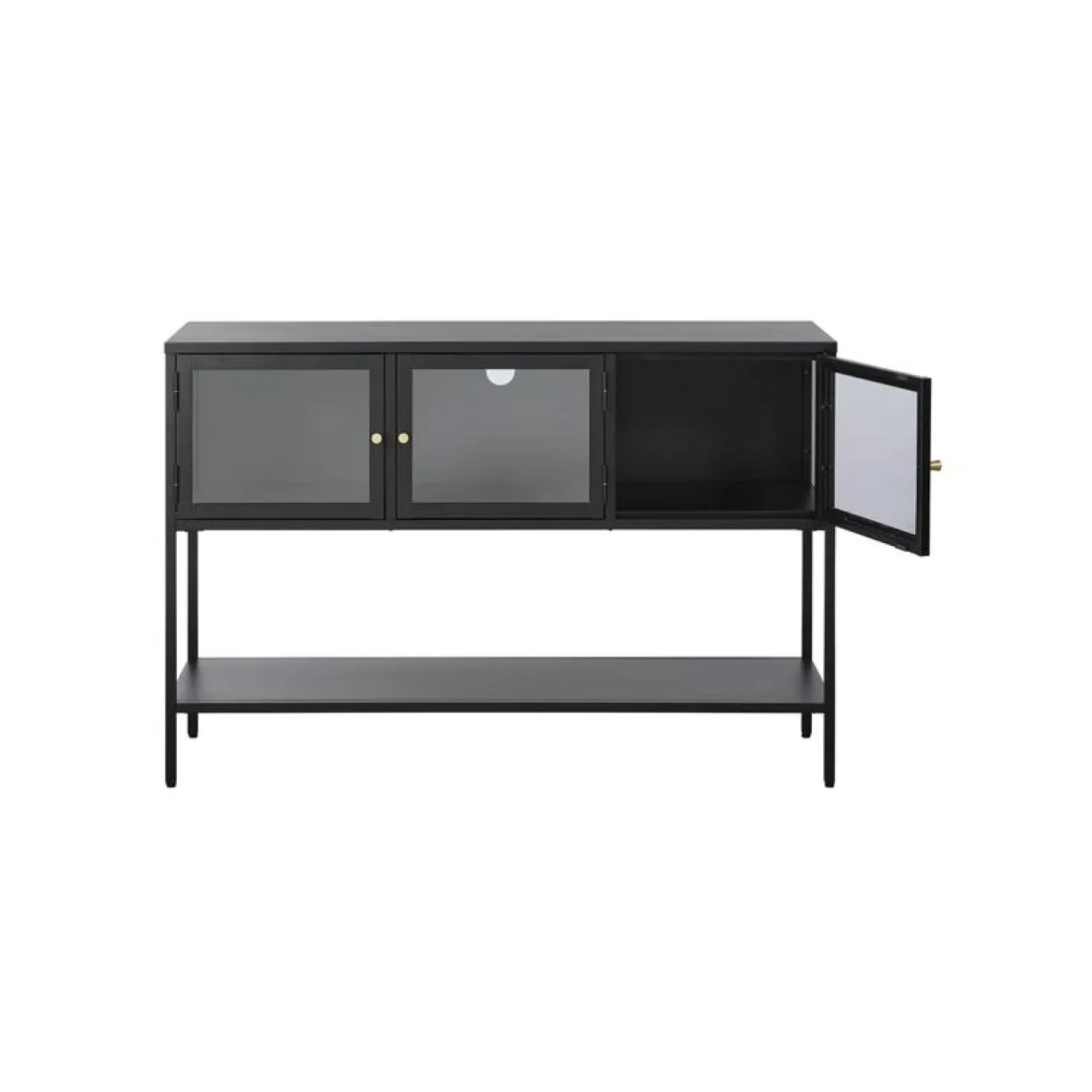 Tommy Sidetable Zwart 131cm