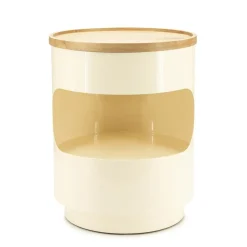 Tondo Bijzettafel Beige 37cm