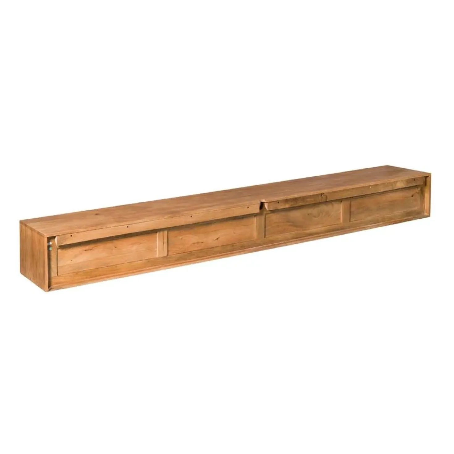 Tony Zwevend Tv meubel Naturel Mangohout 240 cm