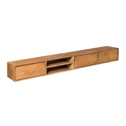 Tony Zwevend Tv meubel Naturel Mangohout 240 cm