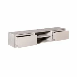 Tony Zwevend Tv meubel Taupe Mangohout 160 cm