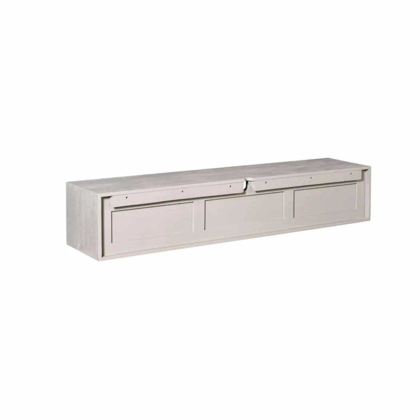 Tony Zwevend Tv meubel Taupe Mangohout 160 cm
