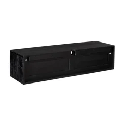 Tony Zwevend Tv meubel Zwart Mangohout 120 cm