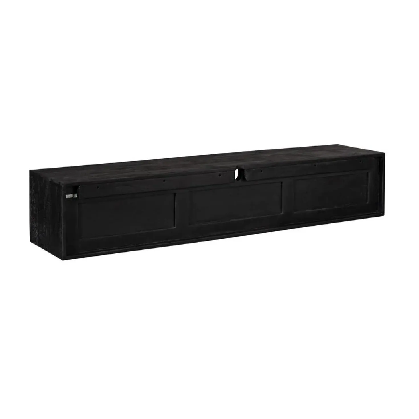 Tony Zwevend Tv meubel Zwart Mangohout 160 cm