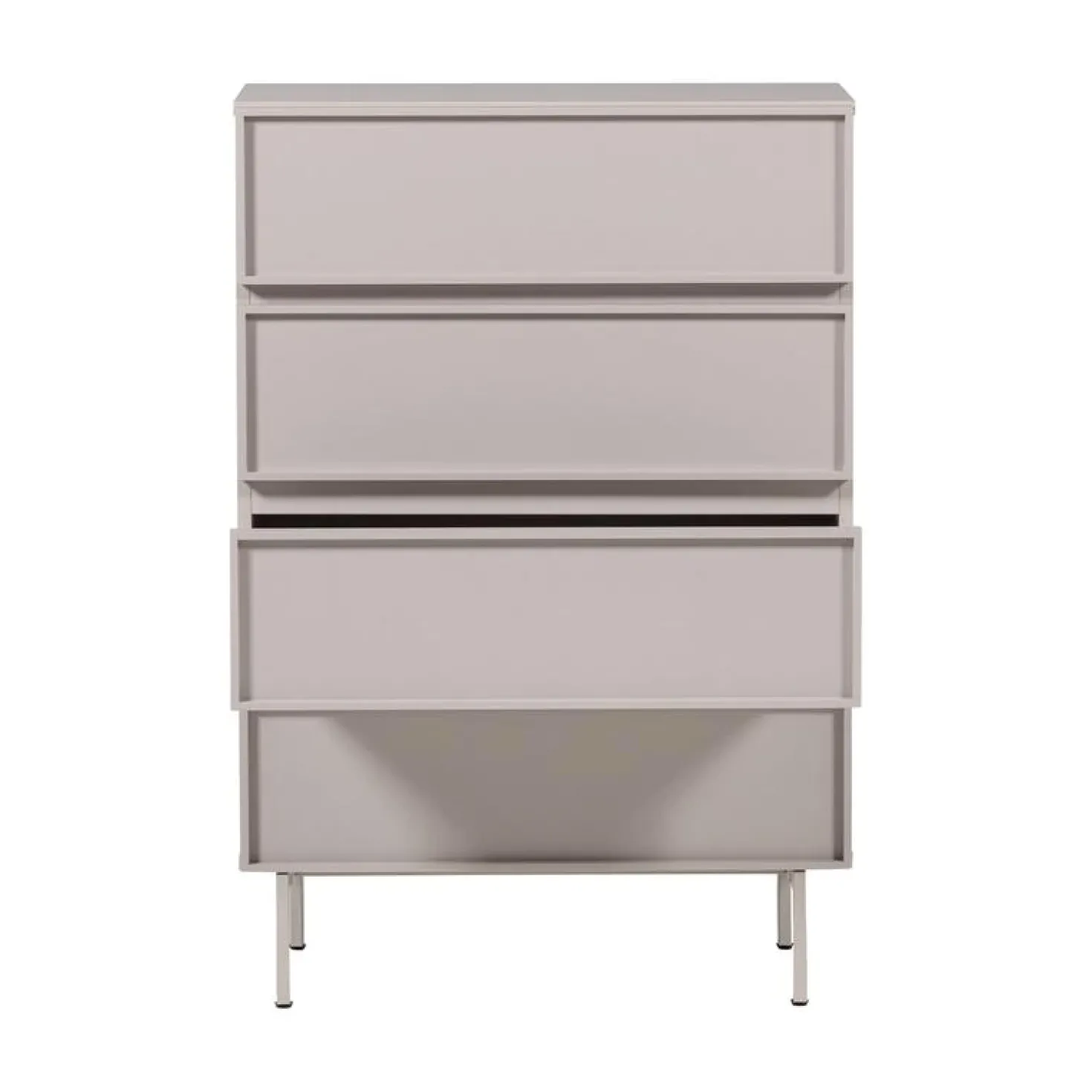 Tours Ladekast 4 Lades Melamine/MDF Zand 70cm