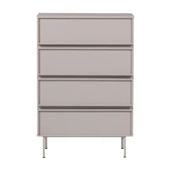 Tours Ladekast 4 Lades Melamine/MDF Zand 70cm