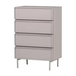 Tours Ladekast 4 Lades Melamine/MDF Zand 70cm