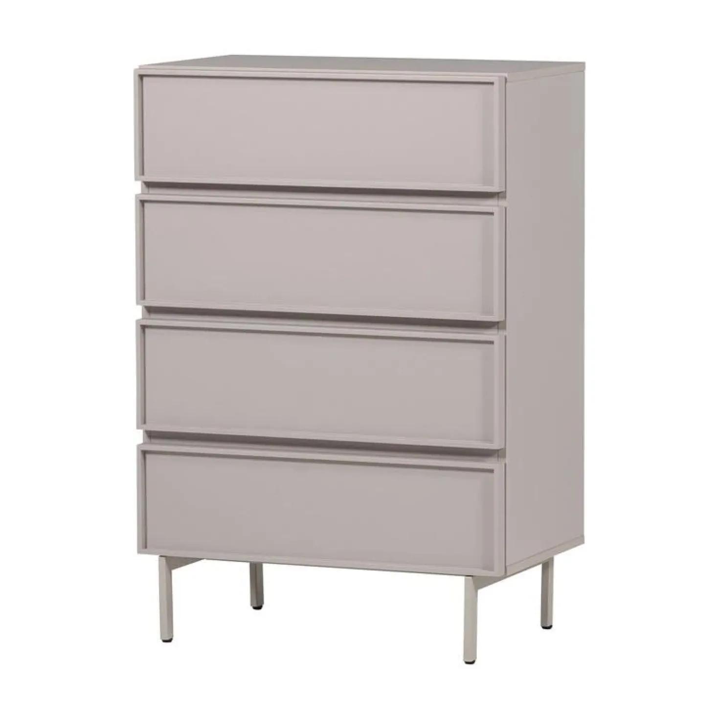 Tours Ladekast 4 Lades Melamine/MDF Zand 70cm