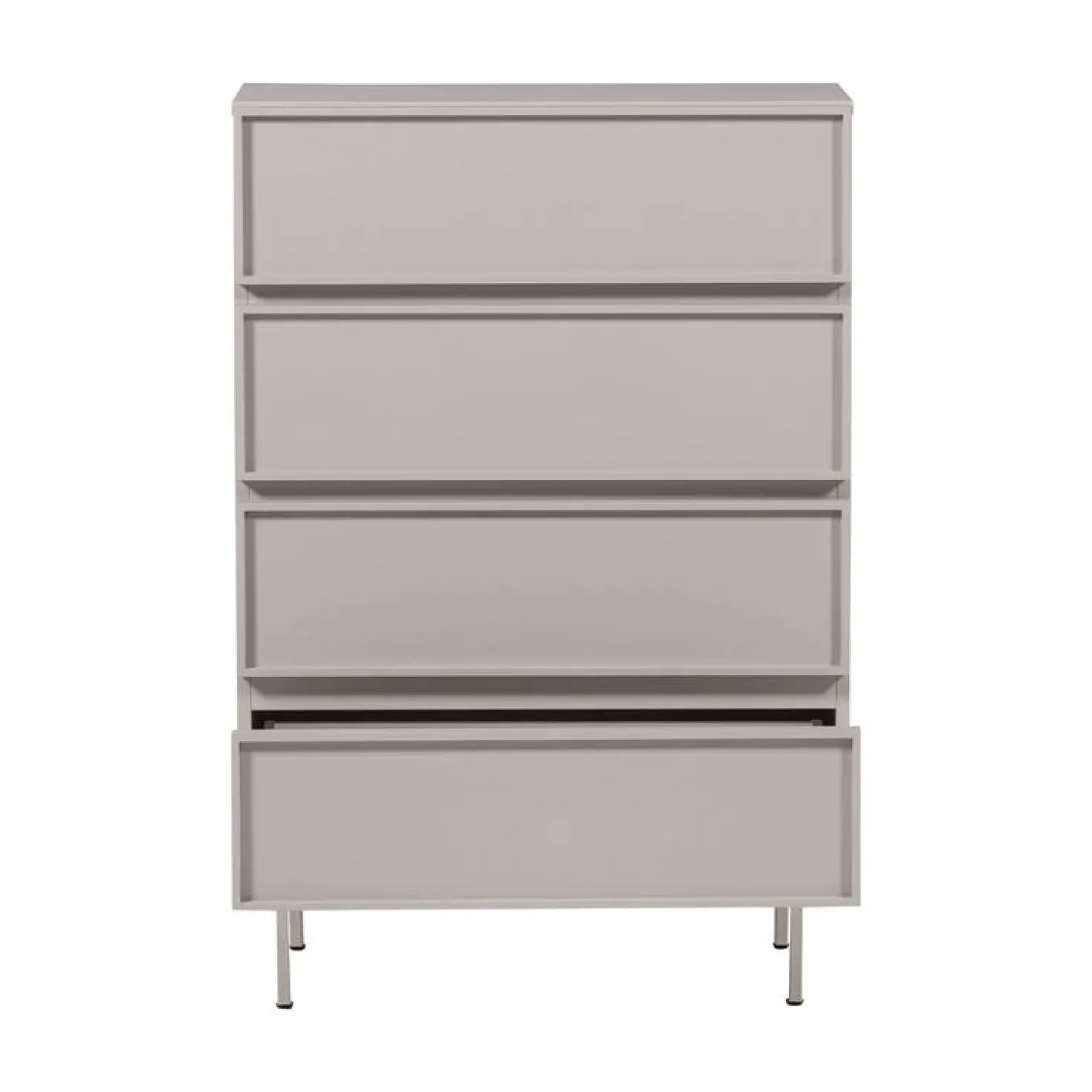 Tours Ladekast 4 Lades Melamine/MDF Zand 70cm
