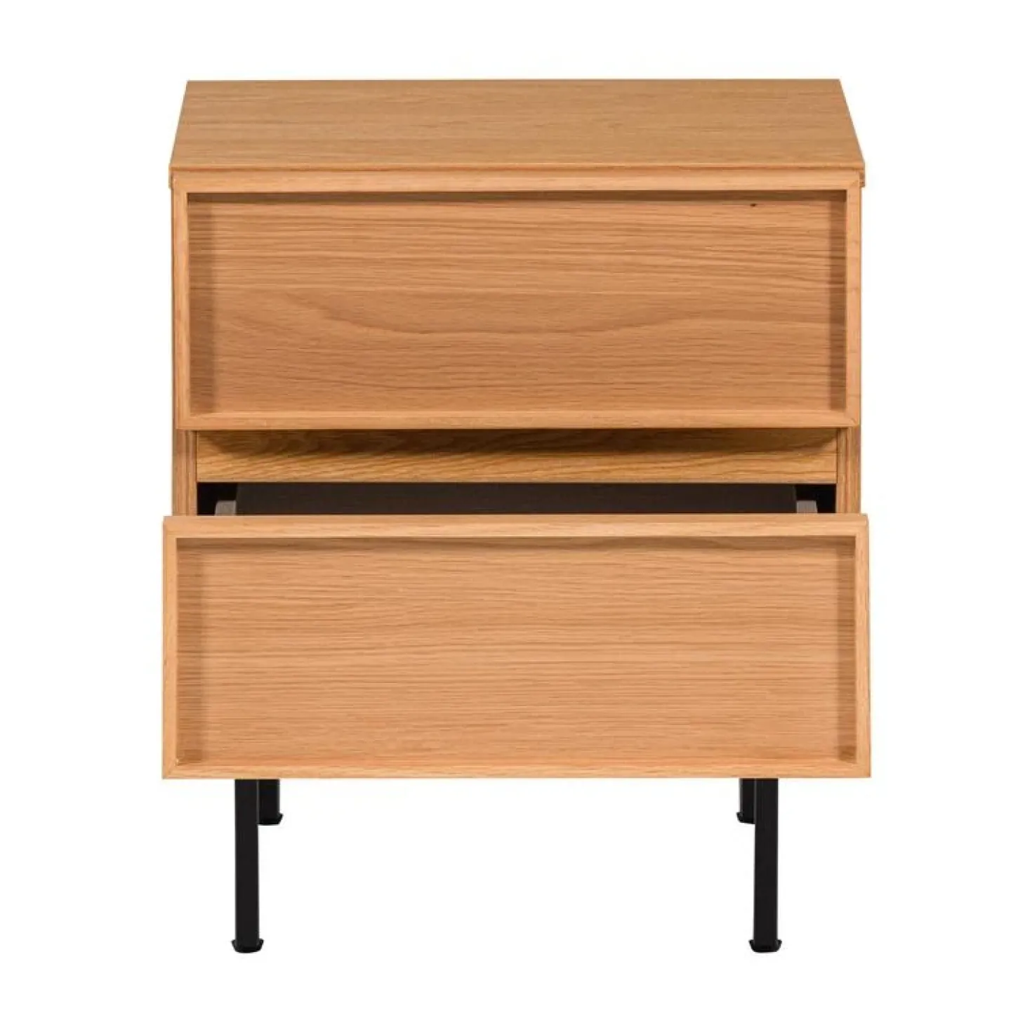 Tours Nachtkastje Melamine/MDF Naturel 45cm