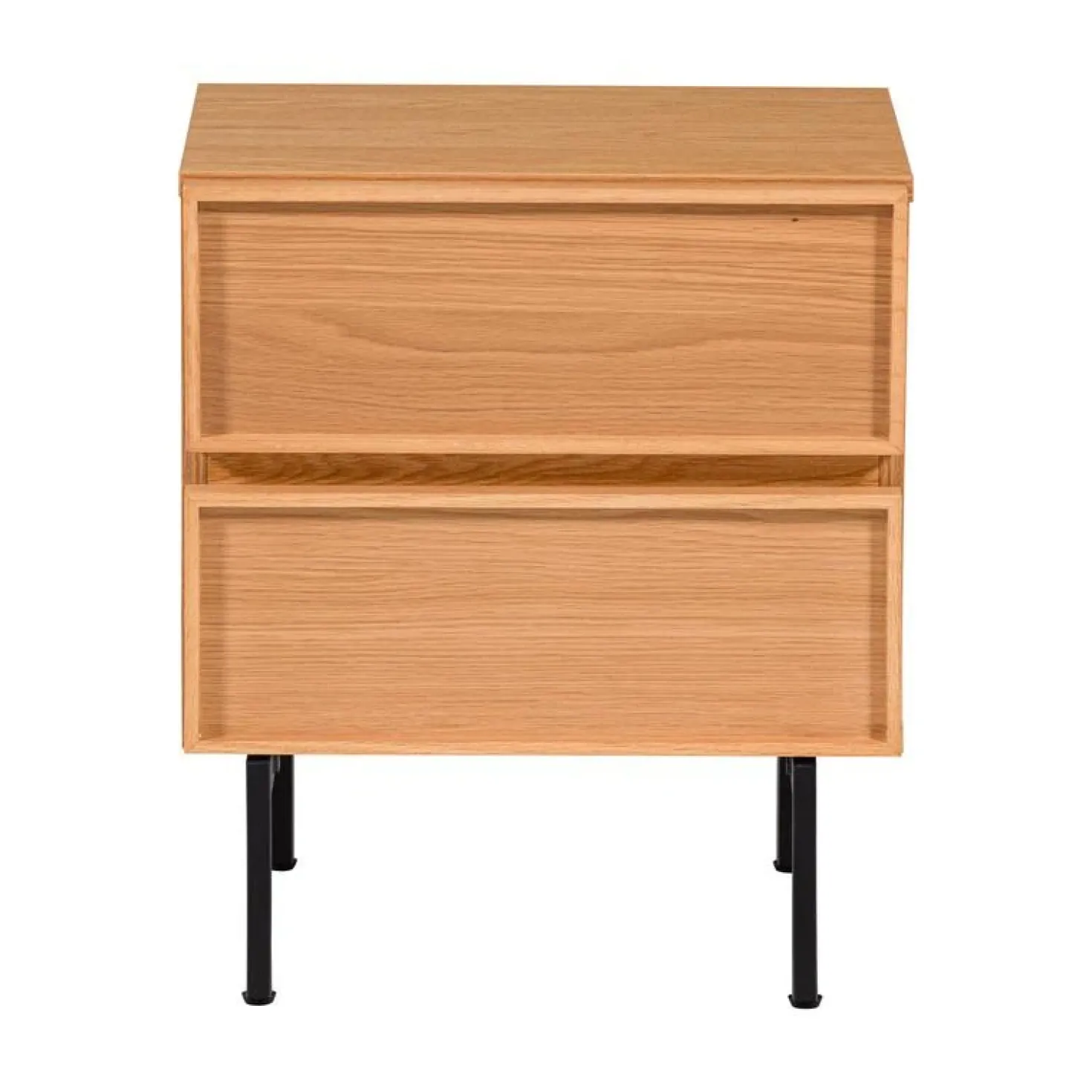 Tours Nachtkastje Melamine/MDF Naturel 45cm