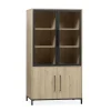 Tresso Vitrinekast 2 deuren Lichthout 112cm