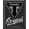 Triumph - Original Motorcycles - metalen bord