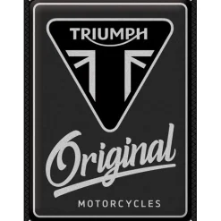 Triumph - Original Motorcycles - metalen bord