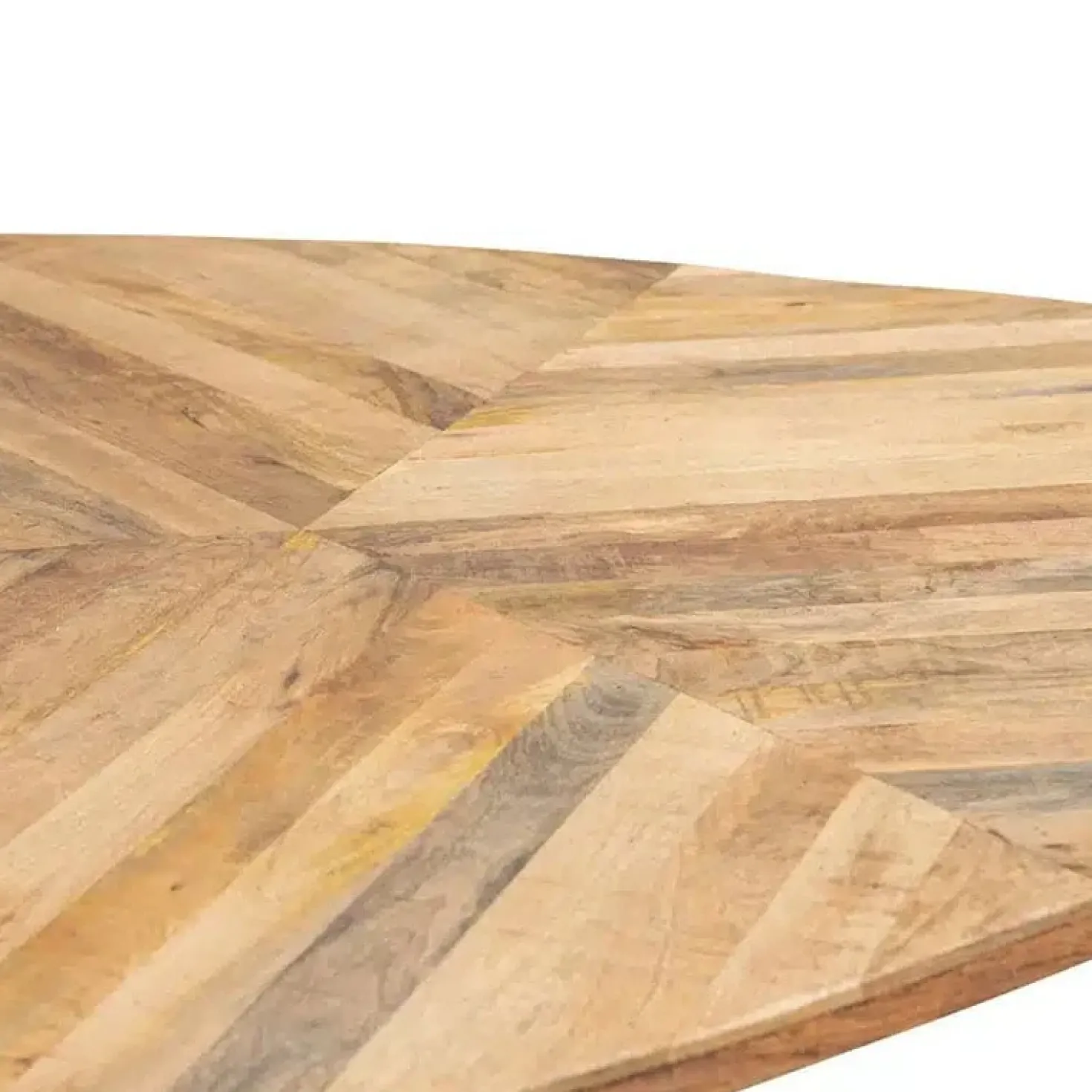Trivero eetkamertafel driehoek 150cm naturel